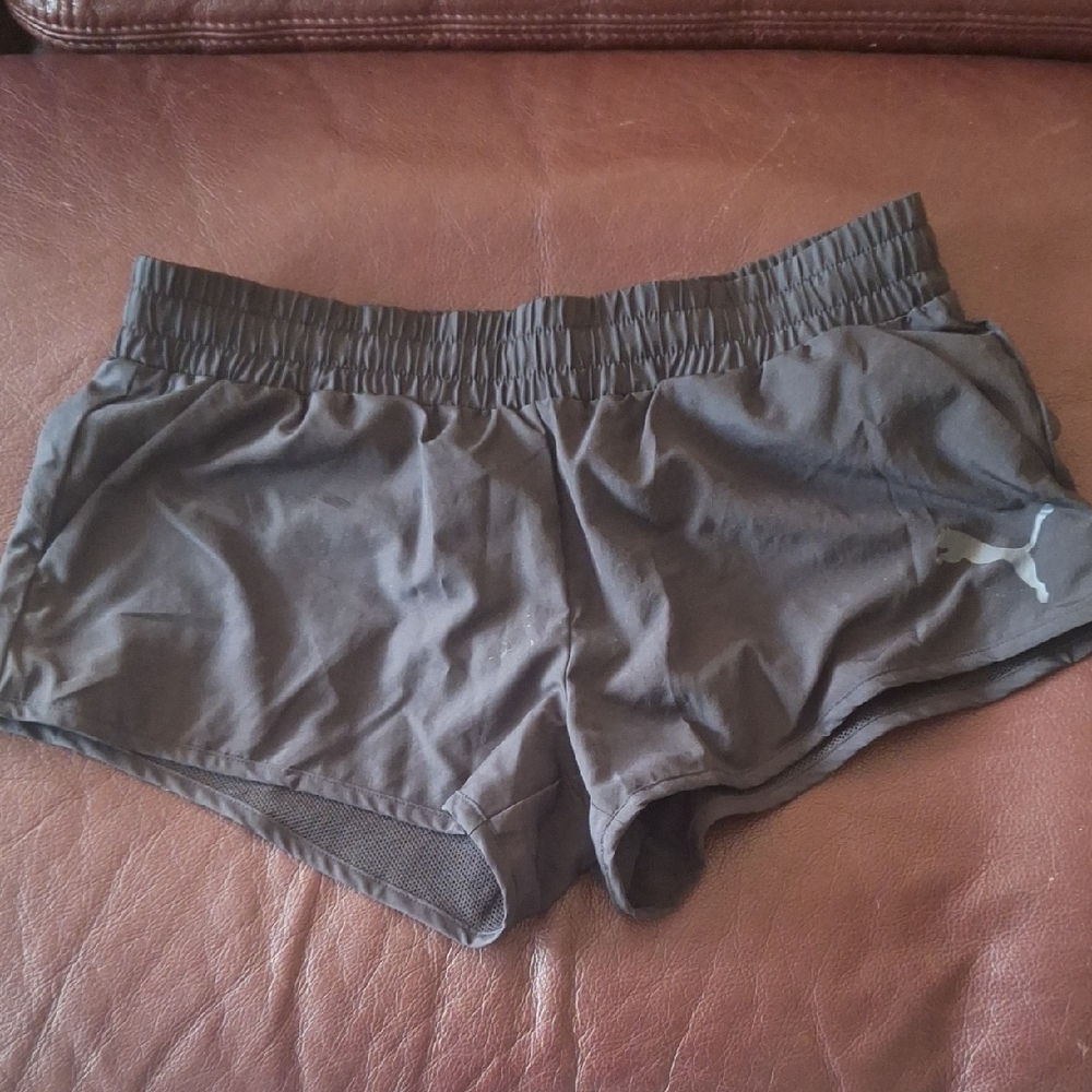 Nwt Puma Black Athletic Shorts Lightweight Moisture Absorb Size M